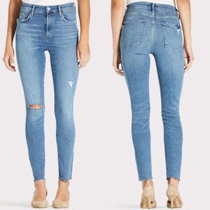 Agolde Sophie Ankle Mid Rise Jeans in Pentacle, size 25